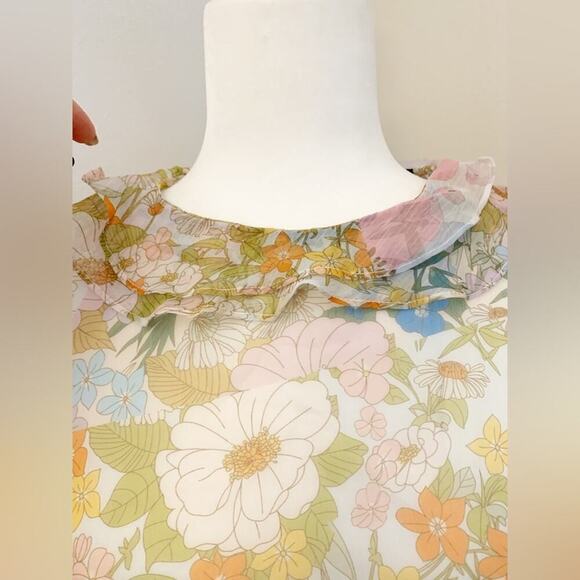 NWT Beulah floral blouse ruffled and romantic various sizes 💝 - Picture 9 of 15